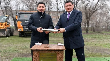 «Абайға құрмет»: в Семее заложили фундамент нового спортивного комплекса