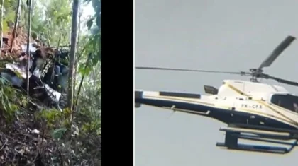 Вертолет с 8 людьми на борту разбился в Индонезии