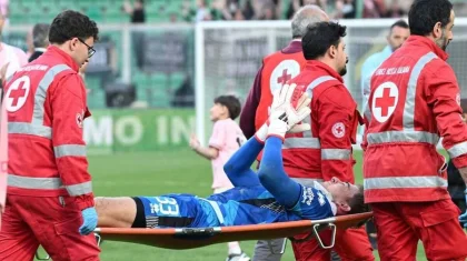 Голкипер сломал позвоночник в матче чемпионата Италии