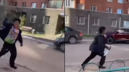 Люди разбегались: мальчик с ножом бегал и пугал жителей Астаны (ВИДЕО)