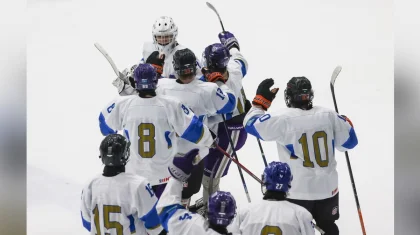 Юниорская сборная Казахстана по хоккею выиграла третий матч подряд на ЧМ