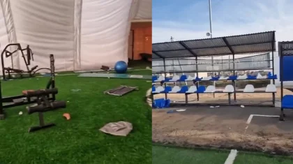 Футбольную базу разгромили в Акмолинской области: задержаны три подростка (ВИДЕО)