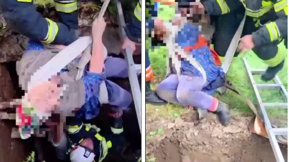 Пожилая женщина упала в уличный септик в Шымкенте