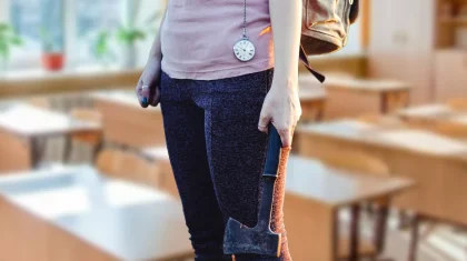 Девочка пришла в школу с топором в Алматы