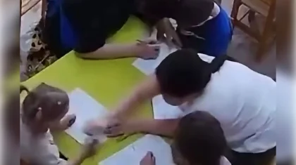 Воспитательница била ребенка по лицу в детсаду Темиртау (ВИДЕО)