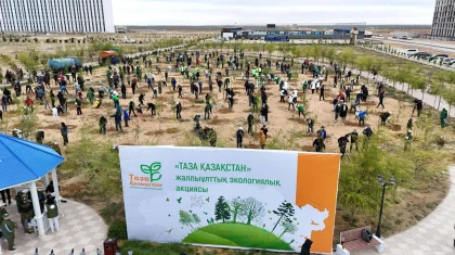 Субботник «Жасыл болашақ» объединил 12 тысяч жителей Мангистау