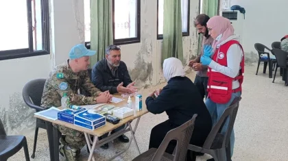 Казахстанские миротворцы оказали помощь жителям Сирии близ Голанских высот