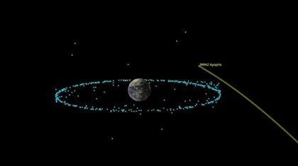 Гигантский астероид «Апофис» летит к Земле