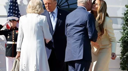 Трамп нарушил правила этикета на встрече с Карлом III