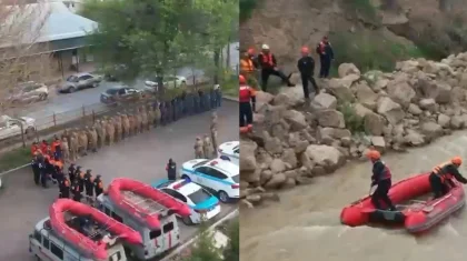 Поиски утонувшего в реке Келес ребенка завершены. Тело так и не удалось найти
