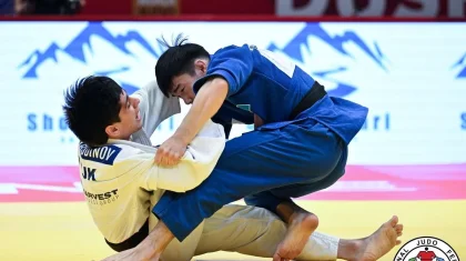 Казахстанский дзюдоист завоевал бронзу на Grand Slam в Душанбе