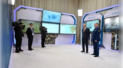 Президент ознакомился с казахстанским хабом оборонных инноваций Defense Tech