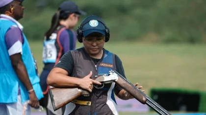 Асем Орынбай вышла в финал этапа Кубка мира по стендовой стрельбе в Алматы