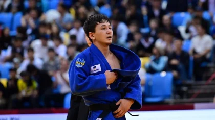 Талгат Орынбасар завоевал серебро на турнире по дзюдо серии Grand Slam в Астане