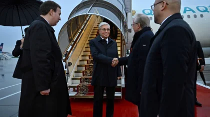 Президент Казахстана прибыл с рабочим визитом в Москву