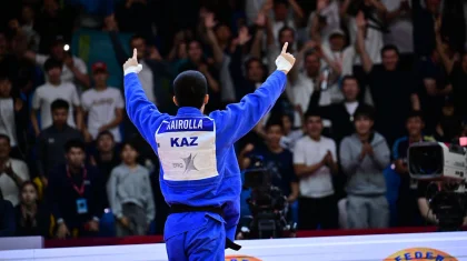 Жалгас Кайролла принес Казахстану «золото» Grand Slam по дзюдо в Астане