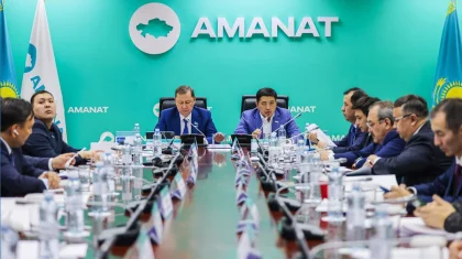 В партии «AMANAT» обсудили развитие IV уровня бюджета и финансовую самостоятельность сельских округов