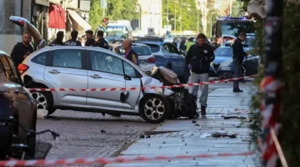 Автомобиль въехал в толпу в Италии: есть пострадавшие