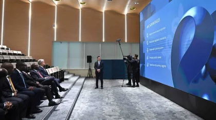 Президенты Казахстана и Кении ознакомились с работой МФЦА