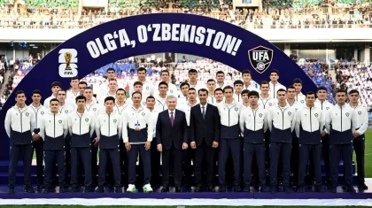 Узбекистан с размахом проводил сборную на первый в истории чемпионат мира (ВИДЕО)