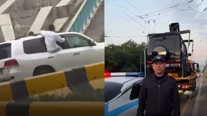 Автокортеж с 21 выпускником в Алматы закончился штрафами и эвакуацией авто (ВИДЕО)