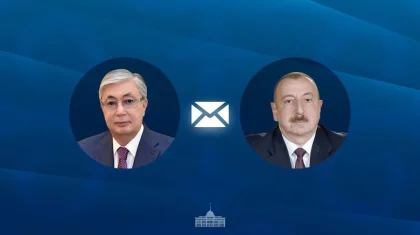 Токаев поздравил Алиева с Днем независимости Азербайджана
