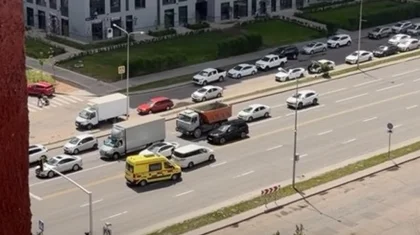 Подросток на велосипеде попал под машину в Астане