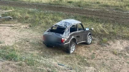 Автомобиль опрокинулся в кювет: ребенок погиб в Павлодарской области