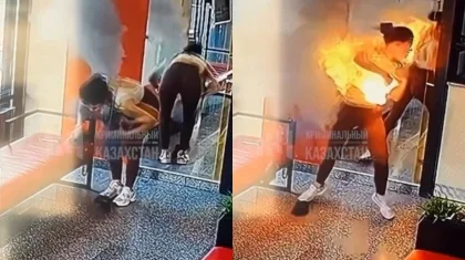 В Павлодаре у девушки в фитнес-клубе взорвался пауэрбанк: момент попал на видео