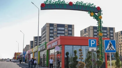 Ко Дню города в Шымкенте открылась современная Аллея цветов