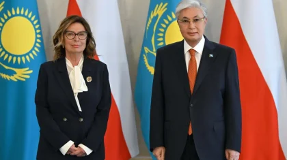 Президент Казахстана принял маршала сената Польши Малгожату Кидава-Блоньску
