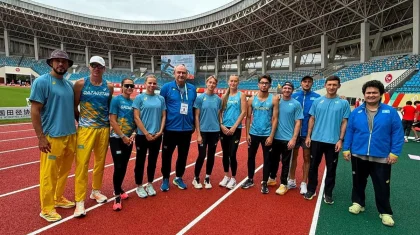 Сборная Казахстана завоевала золотую медаль на чемпионате Азии по эстафетному бегу