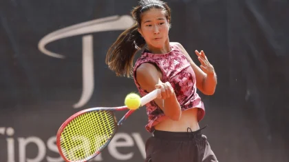 Жибек Куламбаева выиграла парный турнир W-50 в Болгарии
