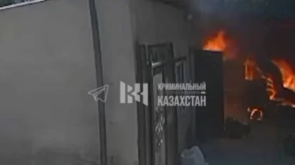 На глазах у своей семьи: в Шымкенте после пожара погибла мать восьмерых детей (ВИДЕО)