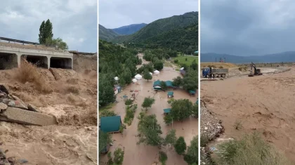 Подъем воды в реке Тургень: в Алматинской области эвакуировали 58 человек