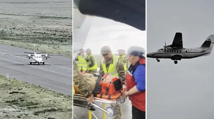 Самолет сел прямо на республиканскую трассу в Атырауской области (ВИДЕО)