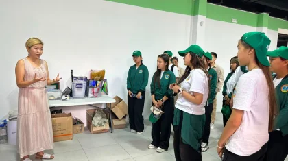 Eco Day в Астане: бойцам «Жасыл ел» показали, как дать отходам вторую жизнь