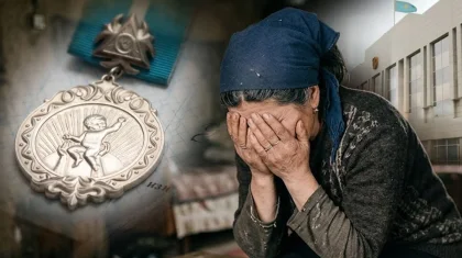 Мать шестерых детей три года ждала награду «Күміс алқа» в Мангистауской области