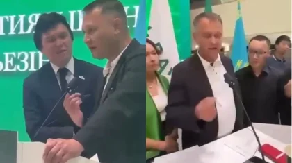 Скандал на съезде «Байтак»: один из членов политсовета выступил с предложением о смене председателя