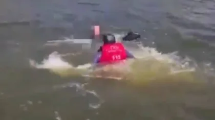 Нетрезвый астанчанин пытался переплыть Есиль (ВИДЕО)