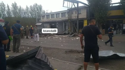 Взрыв прогремел в Астане: пострадали три человека (ВИДЕО)