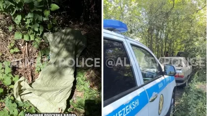 Мешок с оружием нашел на речном берегу прохожий в Алматы