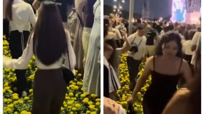 Зрители концерта вытоптали цветы на набережной Павлодара (ВИДЕО)