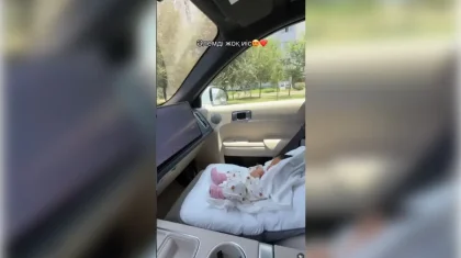 Казахстанского певца оштрафовали из-за видео с ребенком в машине (ВИДЕО)