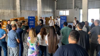 В Алматы состоялась встреча представителей партии «Ак жол» с коллективом ТОО «Сункар»