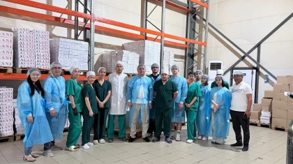 Представители партии Respublica встретились с коллективом кондитерского цеха «Алани» в ЗКО