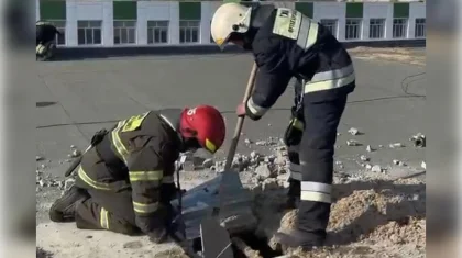 Пожар на крыше школы потушили в Павлодаре