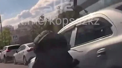 Водитель Chevrolet сбил пешехода на «зебре» в Астане (ВИДЕО)