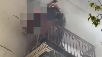 Пожарный закрыл собой мужчину на горящем балконе в Павлодаре