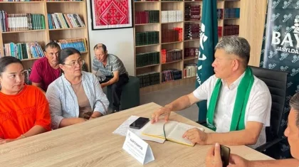 Представитель партии «Байтақ» встретился с жителями села Жалпактал в ЗКО